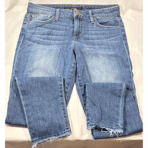Joe's Jeans Women's Sinclair Skinny Ankle Mid Rise Raw Hem -‎ Sz 28, 28" Inseam